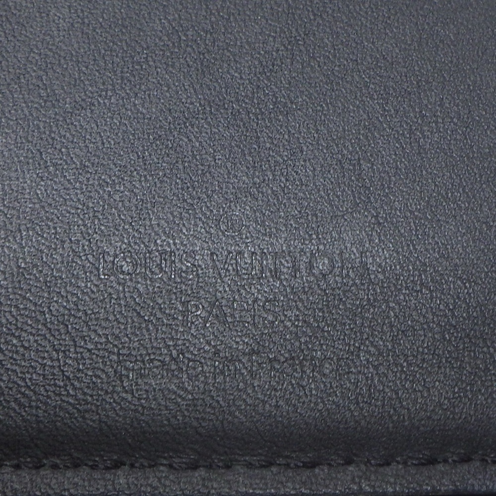 Authentic Louis Vuitton Porte-Feuille Brazza Black Leather Long Wallet - Picture 5 of 12